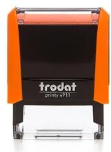 TRODAT 4911 Printy 4.0 neon narancs bélyegző (4911-NN-FK) - officedepot