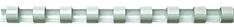 APEX 19mm 100db-os 121-150lapos fehér műanyag spirál (6203201) - officedepot