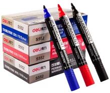 Deli Think kerek hegyű kék permanent marker (DEU10030) - officedepot