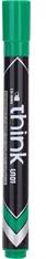 Deli Think 1, 5-5, 0 mm zöld vágott hegyű permanent marker (DEU10150) - officedepot