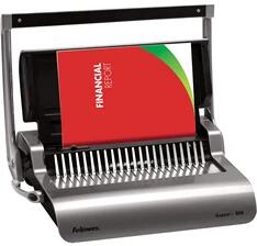 Fellowes 5627701 Quasar+ műanyag spirálkötéshez manuális 500 lapos spirálozógép (5627701) - officedepot