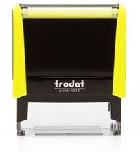 TRODAT 4913 Printy 4.0 neon sárga bélyegző (4913-NS-FK) - officedepot