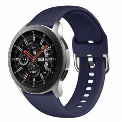  Okosóra szilikon szíj - Samsung Galaxy Watch Active 2 (20mm) - sötétkék szilikon szíj - graffistore