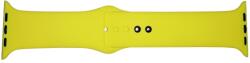  Okosóra szilikon szíj - Apple Watch 4 / 5 / 6 / 7 / 8/ 9 / Ultra / SE (42 / 44 / 45 / 49 mm) - TECH-PROTECT sárga szilikon szíj - graffistore