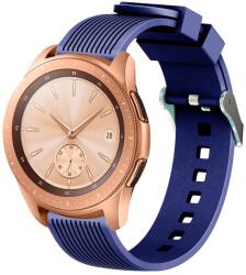 Okosóra szilikon szíj - Samsung Galaxy Watch 5 / 5 Pro (40 / 44 / 45 mm) - DEVIA Deluxe kék szilikon szíj (20 mm szíj szélesség) - graffistore