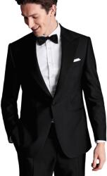 Charles Tyrwhitt Peak Lapel Tuxedo Jacket - Black - Slim fit | 56 | Standard