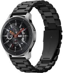 Okosóra fémszíj - Huawei Watch GT / GT2 / GT2 Pro (46 mm) - Spigen Modern Fit fekete fémszíj (22 mm szíj szélesség) - graffistore