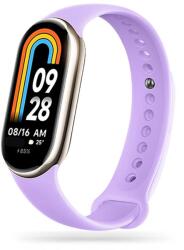 Okosóra szilikon szíj - Xiaomi Mi Band 8 / 8 NFC - lila szilikon szíj - graffistore