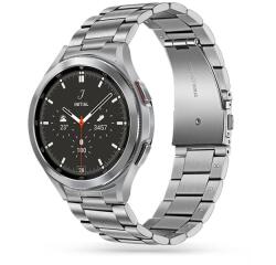 Okosóra fémszíj - Samsung Galaxy Watch 5 / 5 Pro (40 / 44 / 45 mm) - ezüst fémszíj - graffistore