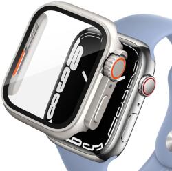 Okosóra védő tok - Tech-Protect Defense360 - ezüst/narancs műanyag/üveg védő tok Apple Watch 4/5/6/SE (44mm) okosórához