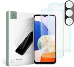 Samsung Galaxy A14 4G / LTE (A145) üvegfólia- TECH-PROTECT Supreme - 2 db üvegfólia + 1db fekete keretes kamera védőkeret - graffistore