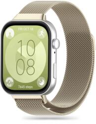 Huawei Watch Fit 3 / 4 / 4 Pro - TECH-PROTECT Milaneseband - mágneses bézs fémszíj - graffistore