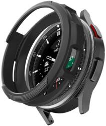  Okosóra védő tok - Samsung Galaxy Watch6 Classic (43 mm) - SPIGEN LIQUID AIR fekete szilikon védőtok - graffistore