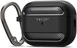 Spigen Rugged Armor AirPods Pro 2 tartó - Apple AirPods Pro 2 tok fekete matt - graffistore