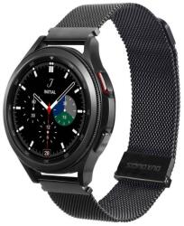 Samsung Galaxy Watch 3 (45 mm) okosóra szíj - Dux Ducis Milanese - mágneses fekete fémszíj (22 mm) - graffistore