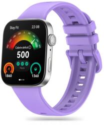 Huawei Watch Fit 3 / 4 / 4 Pro okosóra szíj - Tech- Protect IconBand Line - lila szilikon szíj - graffistore