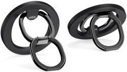  Telefontartó ESR HaloLock - MagSafe kompatibilis, fém kitámasztó, ujjgyűrű - fekete (1db) - graffistore