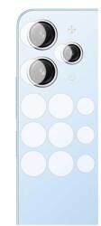 Xiaomi Redmi 12 Védőfólia - 3MK kamera flexibilis fólia (4x) - graffistore