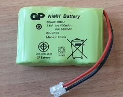 GP Batteries NiMH akkumulátor 3, 6V 600mAh 1/2AA
