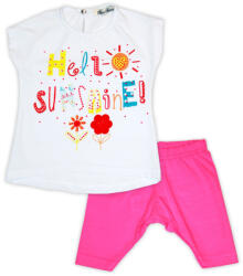Manu Manu Hello Sunshine nyári együttes - póló-rövidnadrág szett (MM3769N_98)