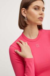 HUGO BOSS hosszú ujjú női, rózsaszín, 50518378 - rózsaszín XL