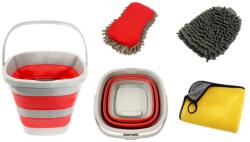 Kamar Set 4 accesorii pentru Ingrijirea Masinii cu Galeata Pliabila (AKC8138) - dauto