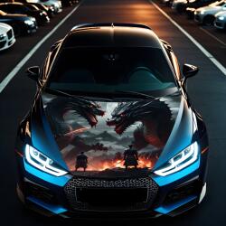 AVEX Folie Capota Auto "Hood Art" rezistenta la exterior, marime L (180 x 130cm) - Cod: AVX-CAPOTA-022L