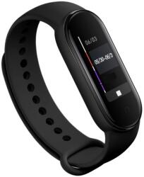  Csere szilikon szíj a Xiaomi Mi Band 5/6-hoz, fekete színű (XXX)