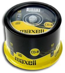 Maxell CD-R80 MAXELL cake box wrapped, 700MB, 52x, 50 бр (ML-DC-CDR80-50-CAKE) - zettabytex