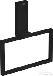 Hansgrohe AXOR UNIVERSAL RECTANGULAR törölközőtartó gyűrű, matt fekete 42623670 (42623670)