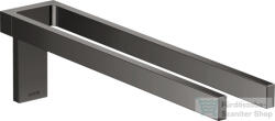 Hansgrohe AXOR UNIVERSAL RECTANGULAR 38 cm-es fix dupla törölközőtartó, polírozott fekete króm 42622330 (42622330)