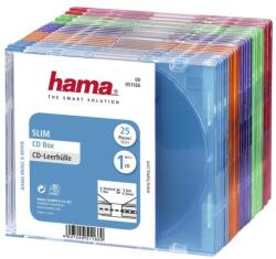 Hama Slim CD кутийки за дискове Hama, опаковка от 25 бр, 51166 (51166) - zettabytex
