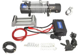 Husar Winch Troliu Husar Winch 13000lbs (5897kg), 12V, Cablu de Oțel, 25m, 6 HP, 38 kg, raport 265: 1
