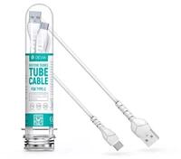DEVIA ST329579 1m USB A - Type C fehér adat- és töltőkábel (ST329579) - officedepot