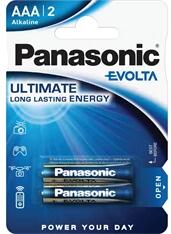 Panasonic EVOLTA LR03EGE/2BP 1, 5V AAA/mikro szupertartós alkáli elem 2 db/csomag (LR03EGE-2BP) - officedepot