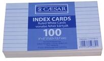  Caesar vonalas 100db/csomag indexkártya (1110100-51) - officedepot