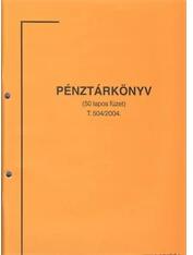 A. SZNY. 504 A4 álló 50lapos "Pénztárkönyv" nyomtatvány (A.SZNY.504) - officedepot