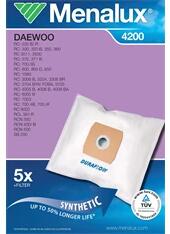 Menalux 4200 5 db szintetikus porzsák+1 mikroszűrő (4200) - officedepot