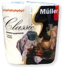 MÜLLER Müller Classic bcell 50 lap/tekerecs 2 tekercs/csomag háztartási papírtörlő (HPTCL)
