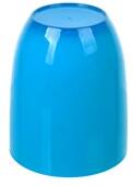 TOO KT-149-BL 500ml-es duplafalú, kerek műanyag pohár (KT-149-BL)