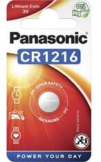 Panasonic CR1216 3V lítium gombelem 1db/csomag (CR1216-PAN) - officedepot