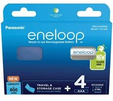 Panasonic Panasonic Eneloop BK-4MCDEC4BE AAA 800mAh mikro ceruza akku 4db/csomag (BK4MCDEC4BE) - officedepot