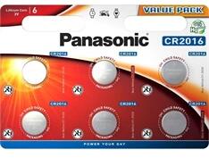 Panasonic CR2016 3V lítium gombelem 6db/csomag (CR2016L-6BP-PAN)