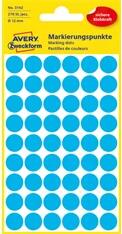 AVERY 3142 12mm 270db-os kék jelölőpont (3142) - officedepot