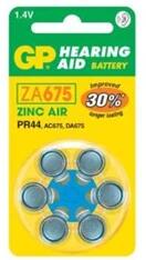 GP Batteries GP Hearing Aid ZA675 (7003ZD, PR44) Cink-levegő hallókészülék elem 6db/bliszter (B3575) - officedepot