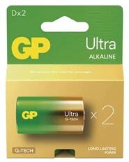 GP Batteries GP B02412 Ultra D (LR20) alkáli elem 2db (B02412) - officedepot
