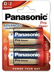 Panasonic LR20PPG/2BP 1, 5V D/góliát tartós alkáli elem 2 db/csomag (LR20PPG-2BP) - officedepot