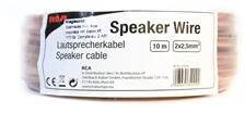 RCA 84009 10m 2x2, 5mm hangszórókábel (RCA 84009) - officedepot