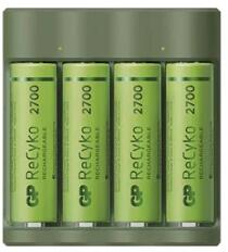 Gp Batteries GP USB Everyday B421 Akkutöltő + 4×AA GP ReCyko 2700 (B52427U) - officedepot