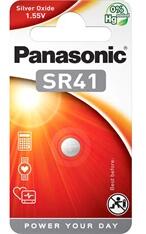 Panasonic SR-41 1, 55V ezüst-oxid gombelem 1db/csomag (SR41EL-1B) - officedepot